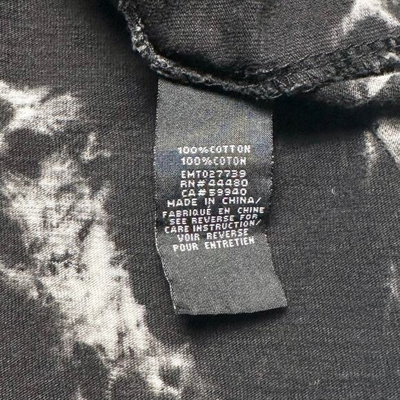 Elwood | Men | Stone Tie Dye Tall Drop Cut Cotton Short Sleeve Tee | Medium - Picture 8 of 9